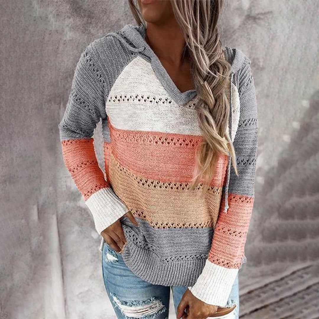 Pull à Col V pour Femme avec Coupe Ample | Idéal pour Toutes Saisons