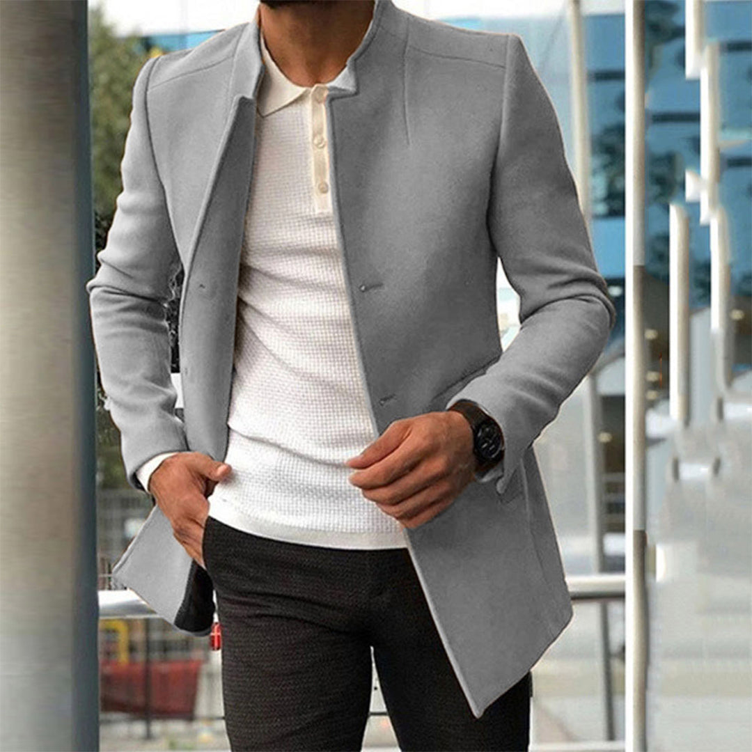 Veste Ajustée avec Fermeture Zippée pour Hommes | Idéale pour l'Hiver