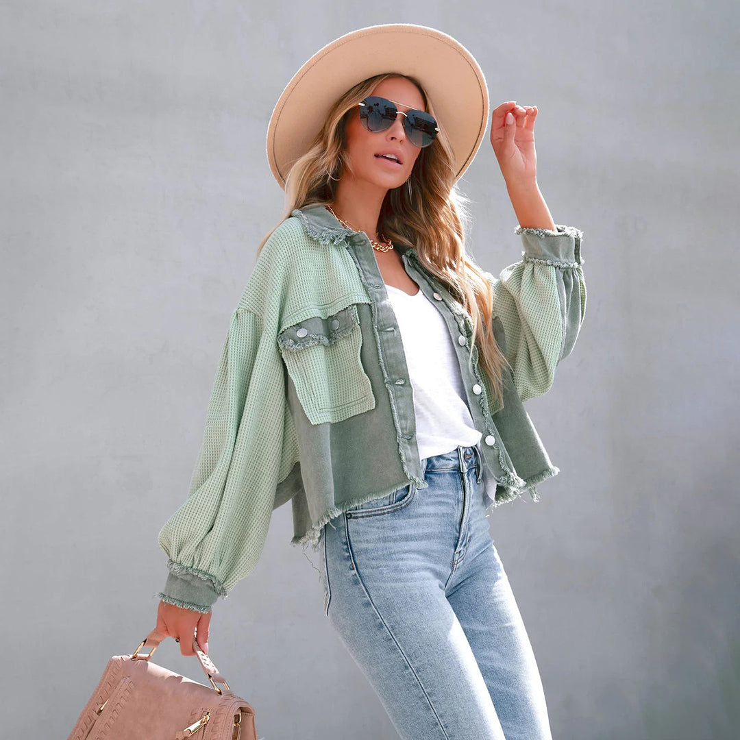Veste Courte pour Femme Avec Coupe Droite | Idéal pour Saison Froide