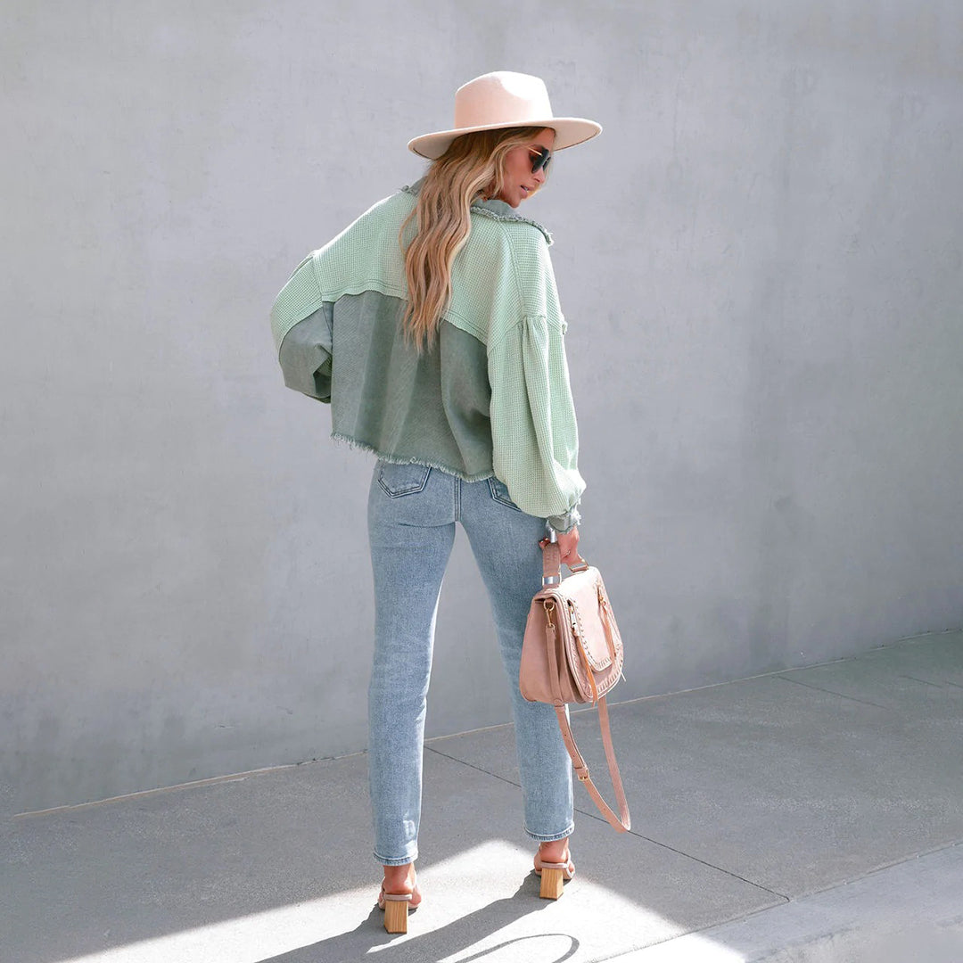Veste Courte pour Femme Avec Coupe Droite | Idéal pour Saison Froide