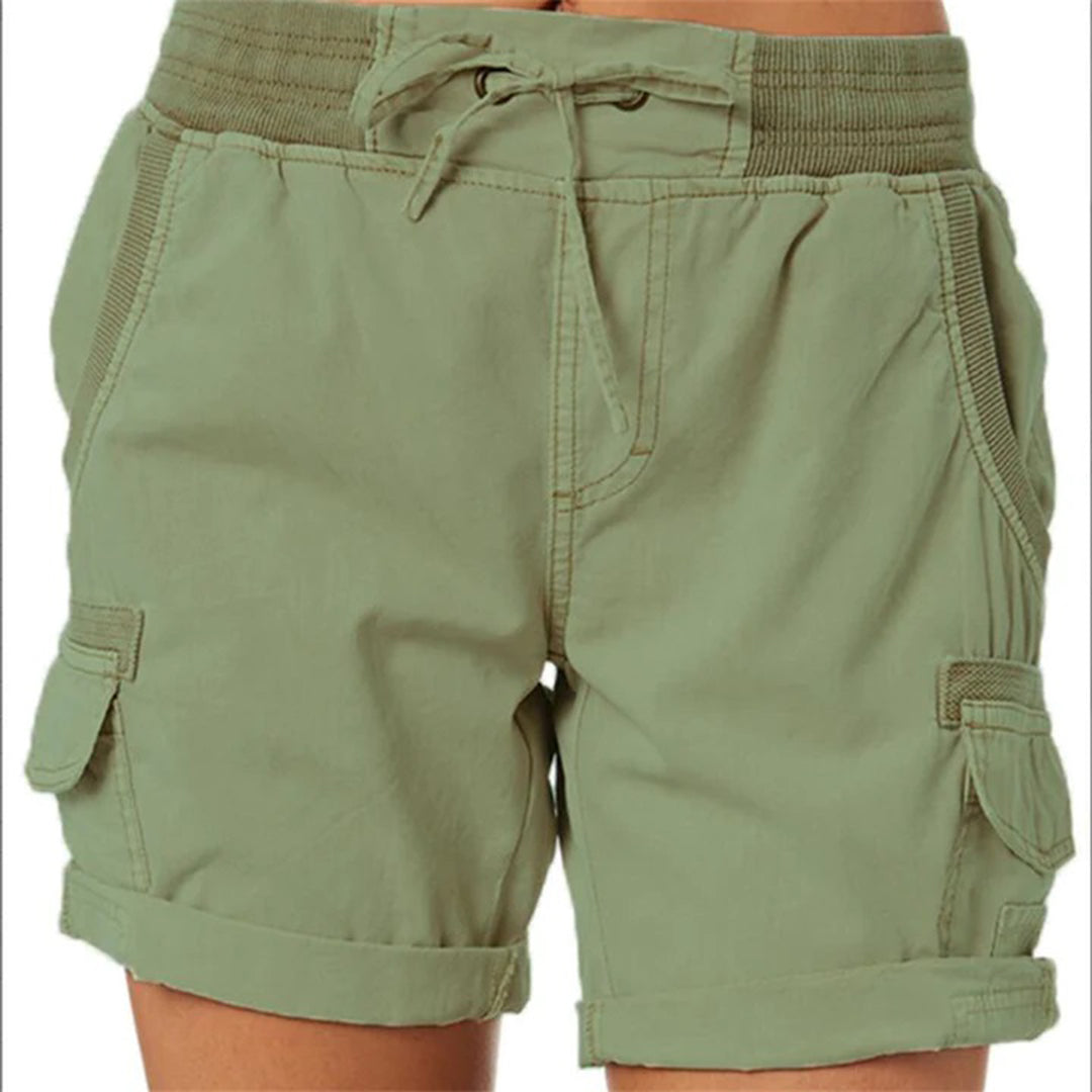 Short Cargo avec Multiples Poches pour Femme | Idéal pour l'Été