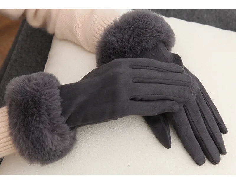 Gants à Poignet Doux avec Finition Texturée pour Femmes | Idéaux pour les Journées Froides