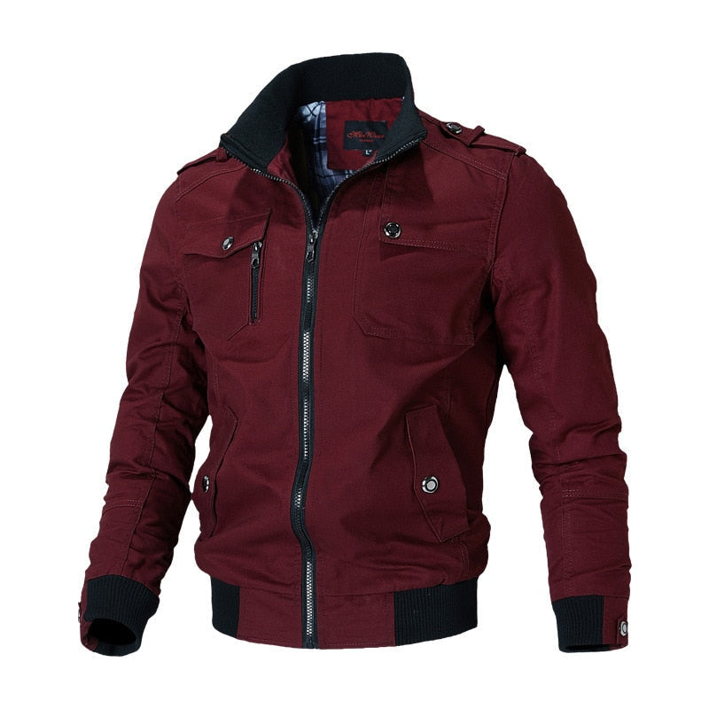Veste Ajustée avec Fermeture Avant pour Homme | Idéale pour Automne et Hiver