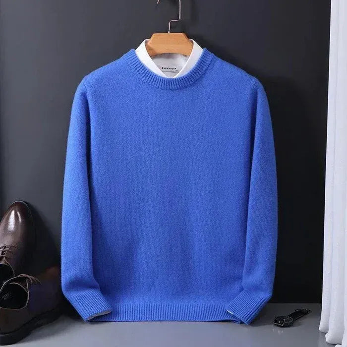 Pull ample à col rond pour homme | Idéal pour les journées décontractées ou les environnements intérieurs