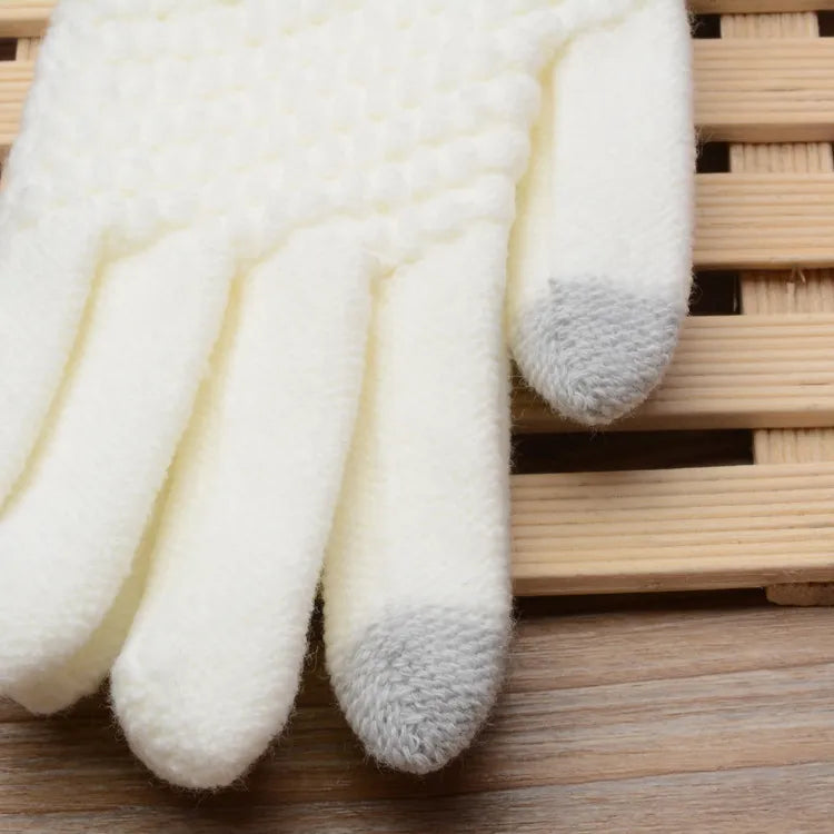 Gants d’Hiver avec Motif Texturé pour Femme | Idéals pour les Journées Froides