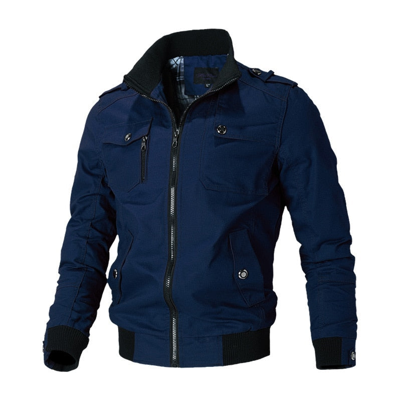 Veste Ajustée avec Fermeture Avant pour Homme | Idéale pour Automne et Hiver