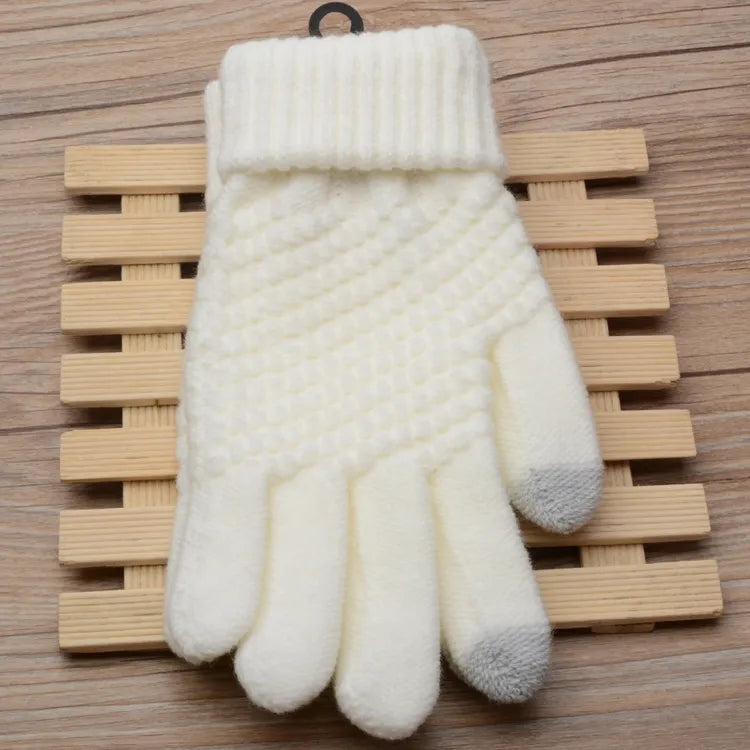 Gants d’Hiver avec Motif Texturé pour Femme | Idéals pour les Journées Froides