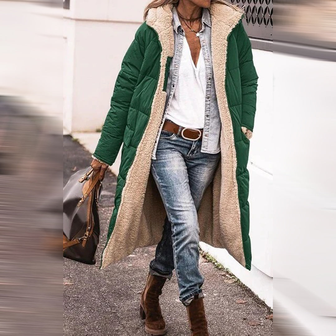 Manteau Long avec Capuche pour Femme | Idéal pour l’Hiver