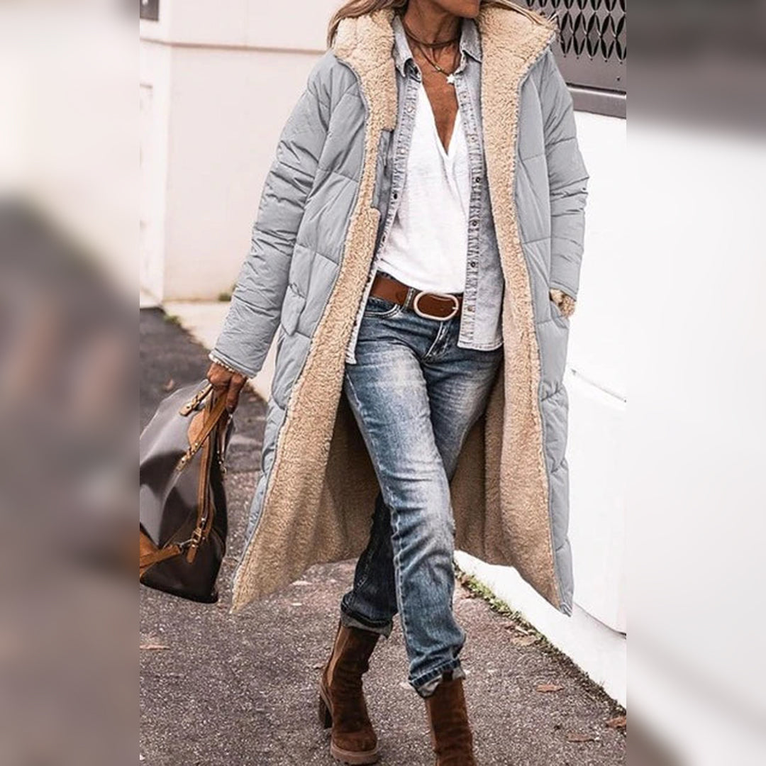 Manteau Long avec Capuche pour Femme | Idéal pour l’Hiver