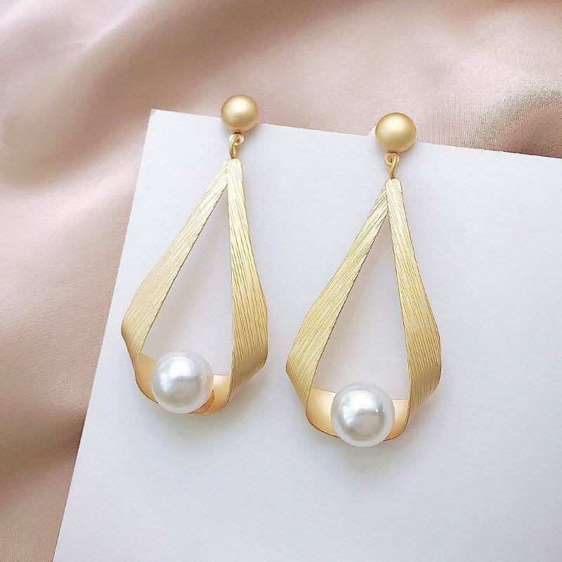 Boucles d’Oreilles Pendantes Deux Pièces à Design Rond pour Femmes | Idéales pour les Occasions Spécial