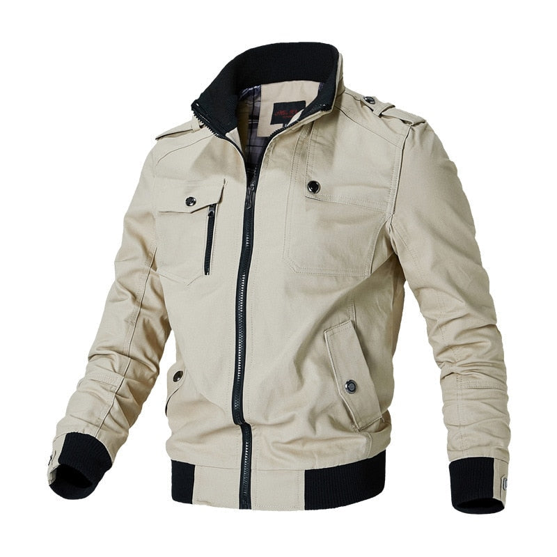 Veste Ajustée avec Fermeture Avant pour Homme | Idéale pour Automne et Hiver