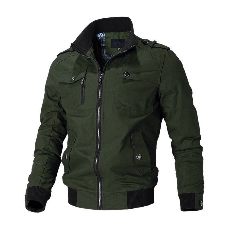 Veste Ajustée avec Fermeture Avant pour Homme | Idéale pour Automne et Hiver