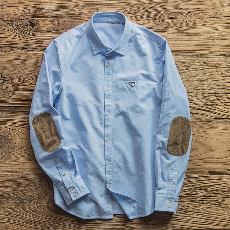 Chemise de Bureau avec Manches Longues pour Homme | Idéale pour le Travail et les Réunions