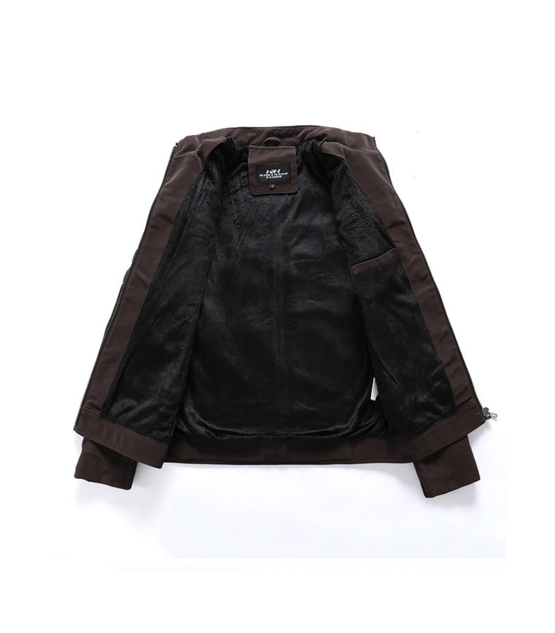 Veste Biker avec Col Montant Et Fermeture Zippée pour Homme | Idéal pour Le Quotidien