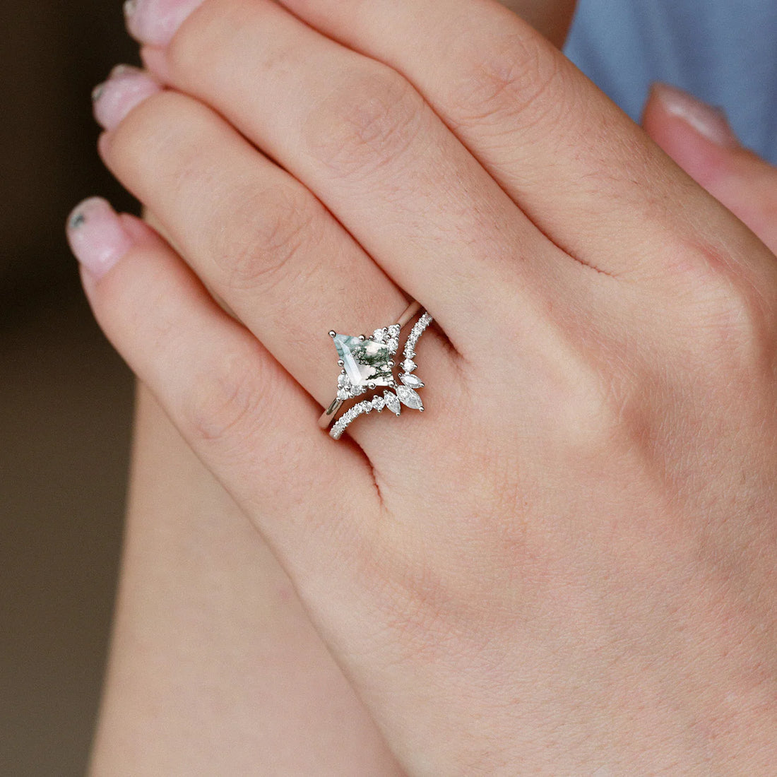 Bague Classique avec Pierre Naturelle pour Adulte | Idéale pour les Occasions Spéciales