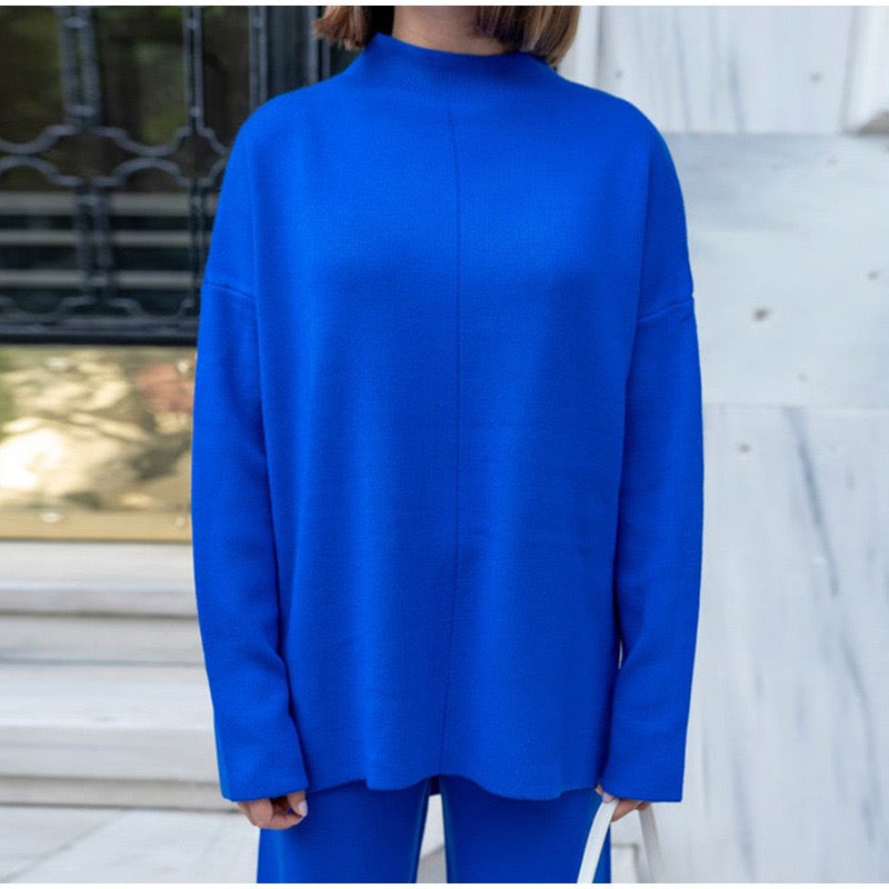 Ensemble Décontracté Deux Pièces avec Haut Ample et Pantalon Large pour Femmes | Idéal pour la Maison et les Sorties Quotidiennes