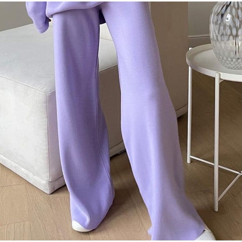 Ensemble Décontracté Deux Pièces avec Haut Ample et Pantalon Large pour Femmes | Idéal pour la Maison et les Sorties Quotidiennes