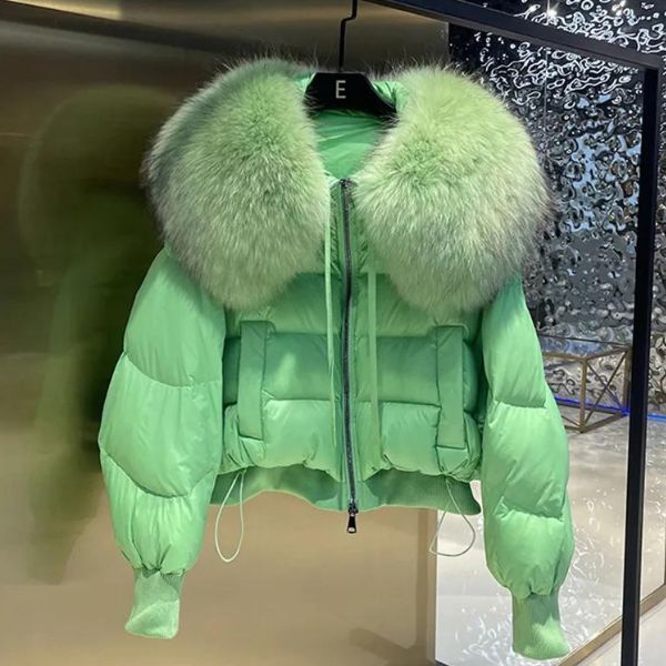 Doudoune d’Hiver avec Col en Fausse Fourrure et Fermeture Zippée pour Femme | Idéale pour Temps Froid