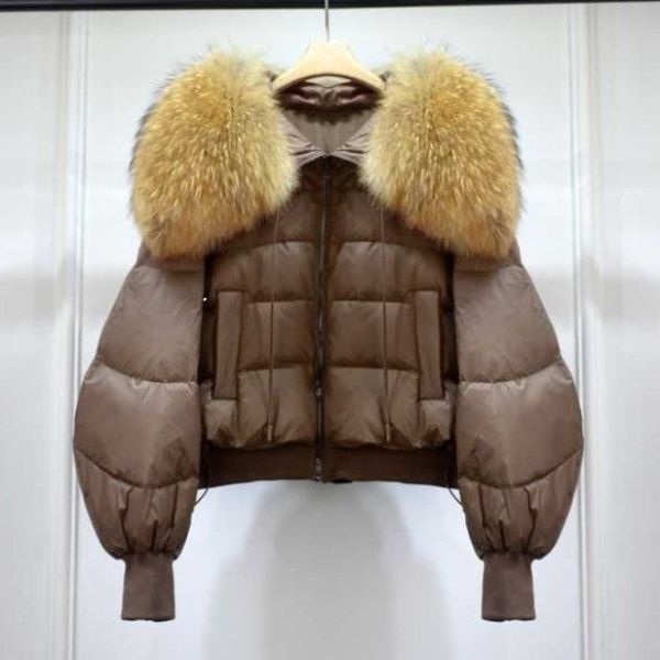 Doudoune d’Hiver avec Col en Fausse Fourrure et Fermeture Zippée pour Femme | Idéale pour Temps Froid