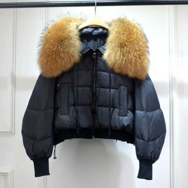 Doudoune d’Hiver avec Col en Fausse Fourrure et Fermeture Zippée pour Femme | Idéale pour Temps Froid