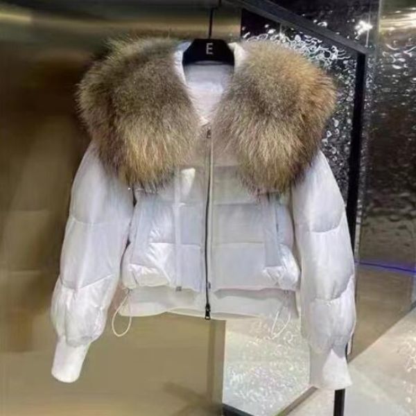 Doudoune d’Hiver avec Col en Fausse Fourrure et Fermeture Zippée pour Femme | Idéale pour Temps Froid