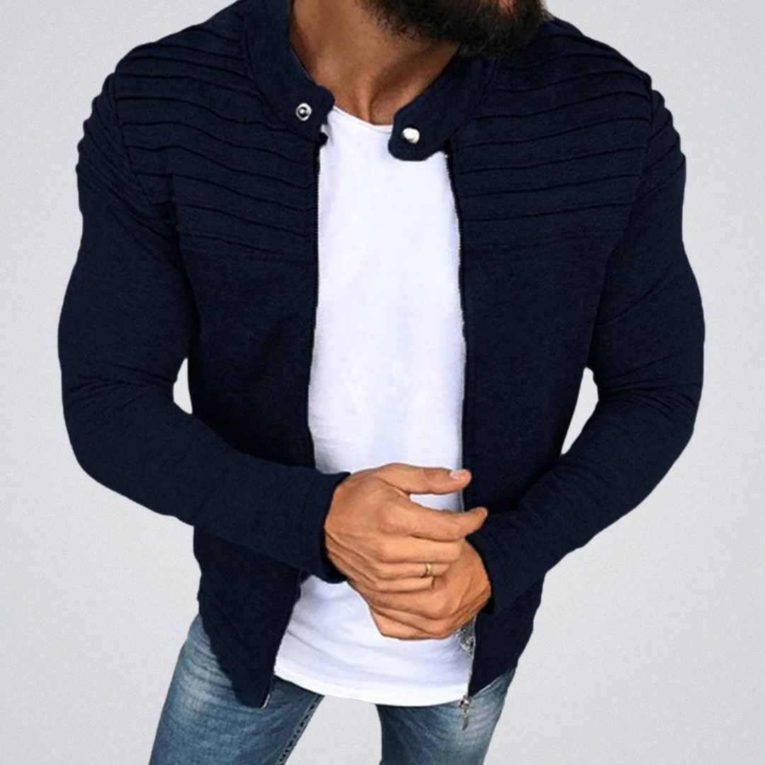 Veste Slim Fit avec Épaules Structurées pour Homme | Idéale pour Tenue Décontractée ou Semi-Formelle