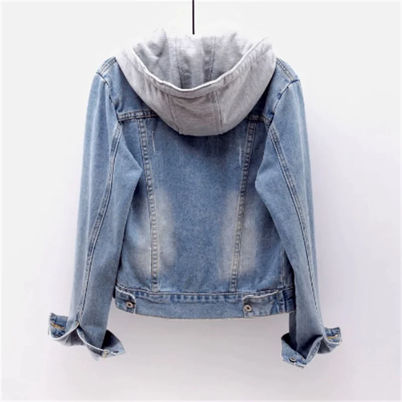 Veste en Jean avec Capuche pour Femme | Idéale pour la Mi-Saison