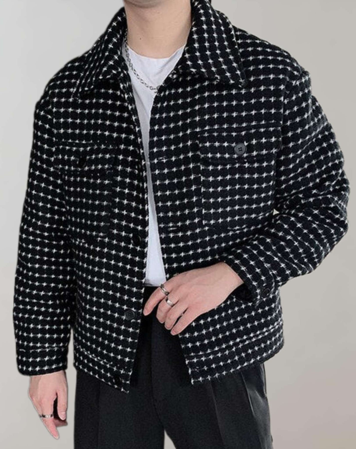 Veste Noire à Manches Longues avec Fermeture Zippée pour Hommes | Idéale pour un Usage Quotidien