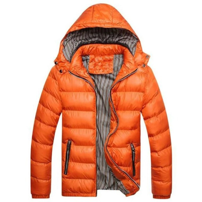 Veste Matelassée avec Fermeture Éclair et Poches pour Homme | Idéale pour l’Hiver