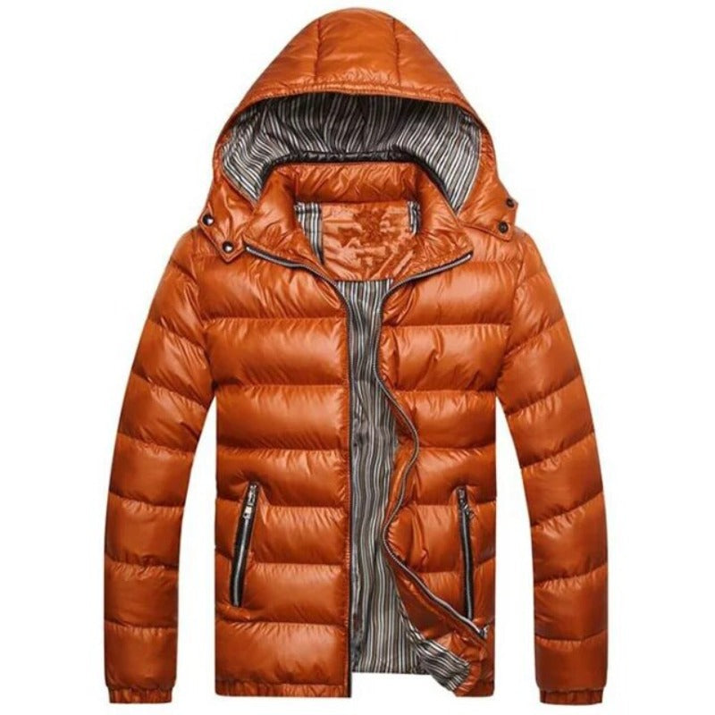 Veste Matelassée avec Fermeture Éclair et Poches pour Homme | Idéale pour l’Hiver