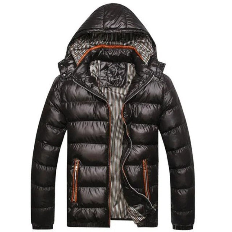 Veste Matelassée avec Fermeture Éclair et Poches pour Homme | Idéale pour l’Hiver