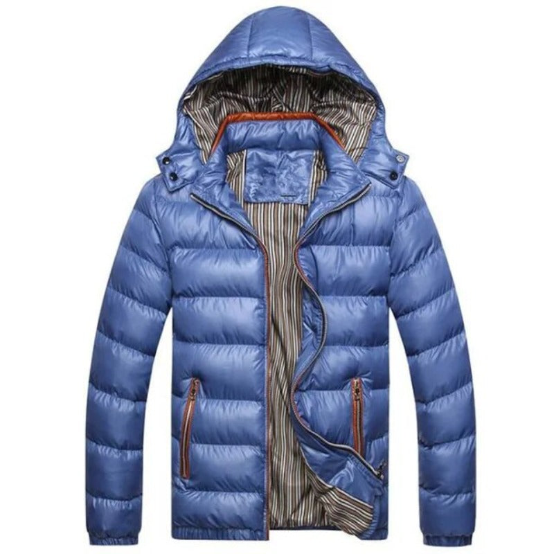 Veste Matelassée avec Fermeture Éclair et Poches pour Homme | Idéale pour l’Hiver