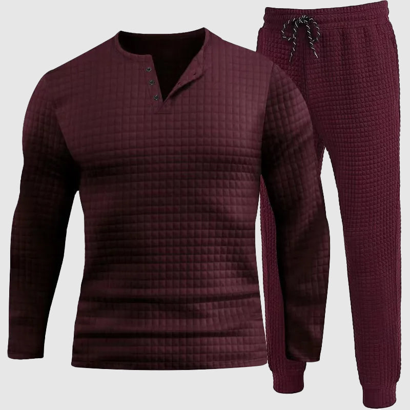 Ensemble Homme avec Chemise Manches Longues Et Pantalon | Idéal pour Le Printemps Et L’Été