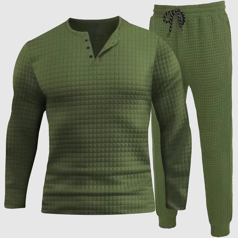 Ensemble Homme avec Chemise Manches Longues Et Pantalon | Idéal pour Le Printemps Et L’Été