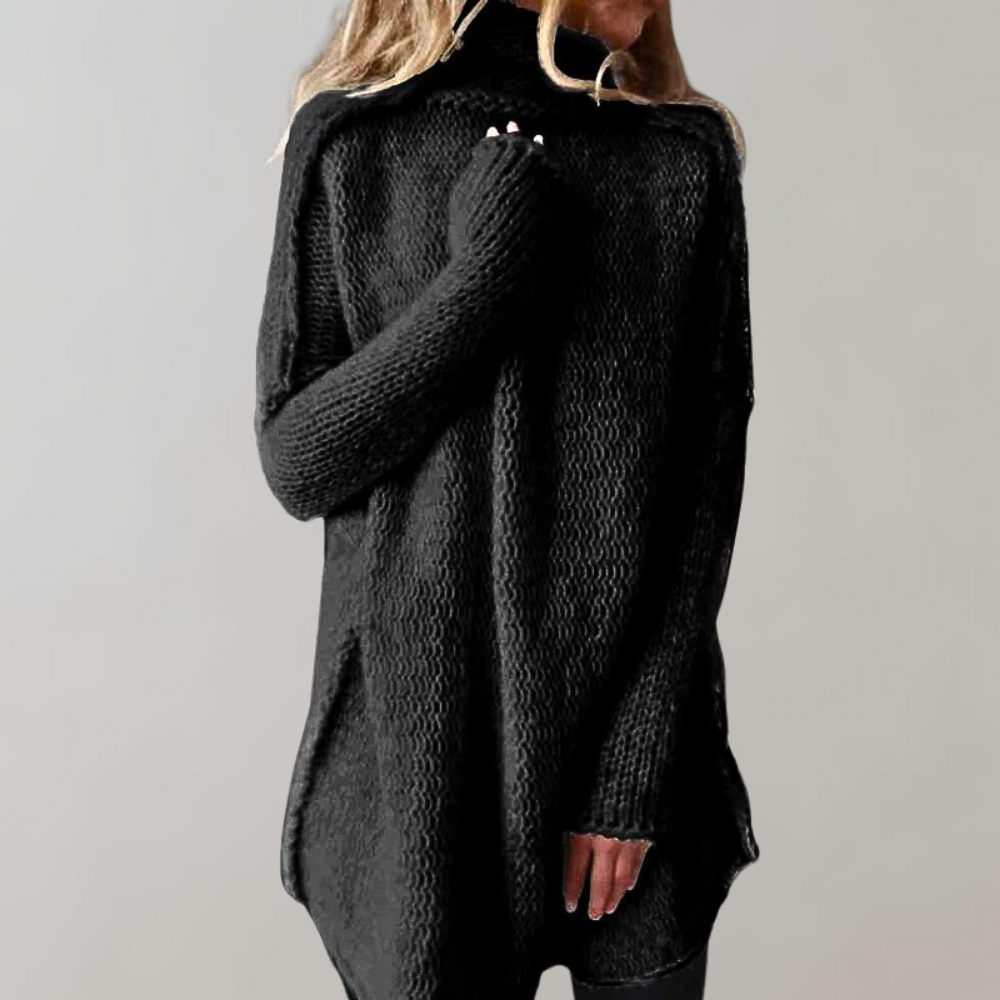 Pull Long avec Motif Imprimé pour Femme | Idéal pour l’Hiver
