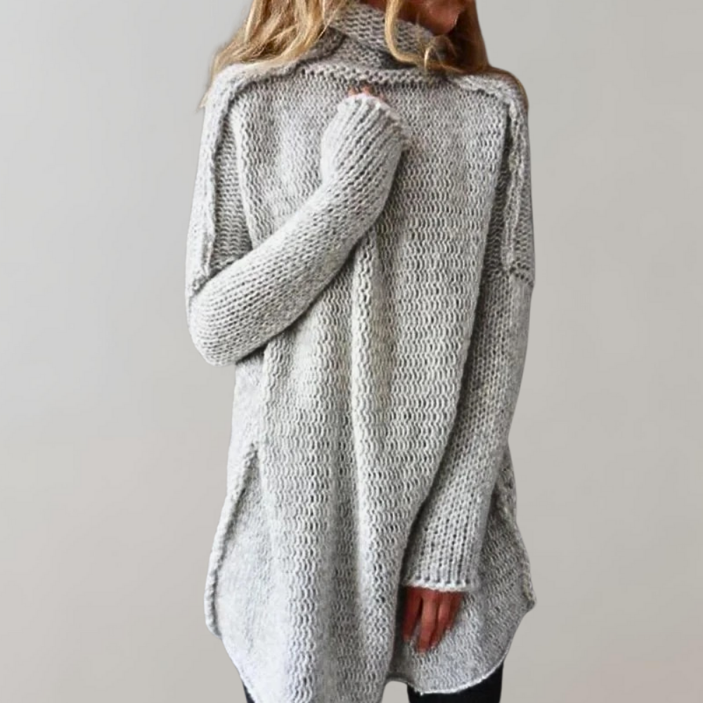 Pull Long avec Motif Imprimé pour Femme | Idéal pour l’Hiver