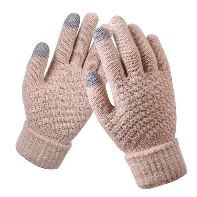 Gants d’Hiver avec Motif Texturé pour Femme | Idéals pour les Journées Froides