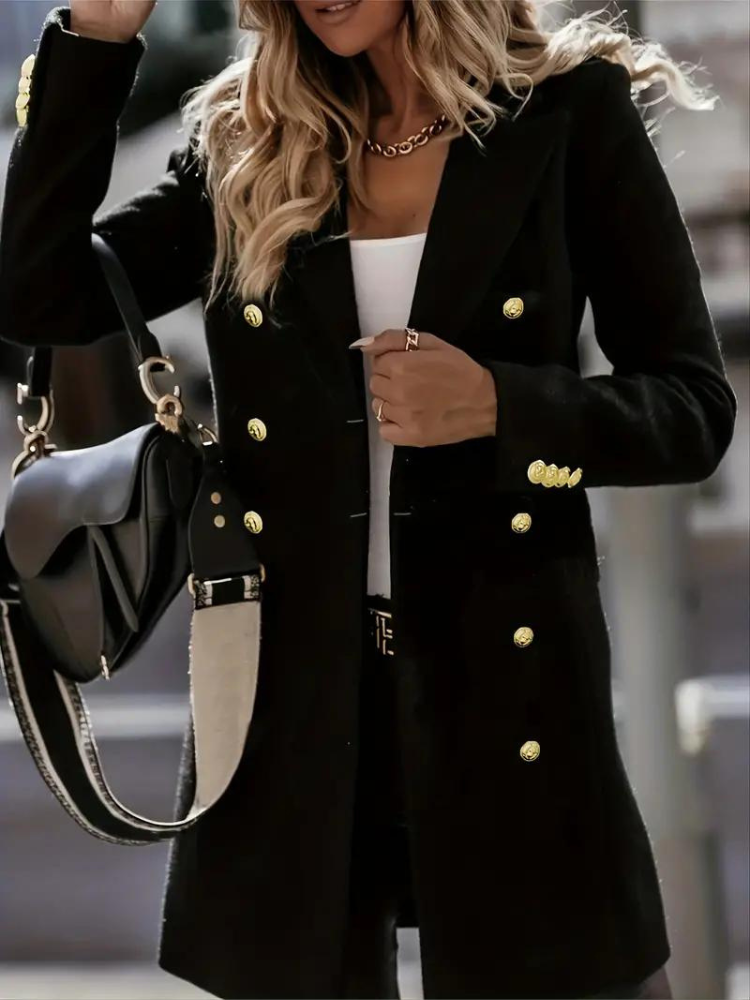 Manteau Long à Coupe Cintrée avec Doublure Intérieure pour Femme | Idéal pour l’Hiver