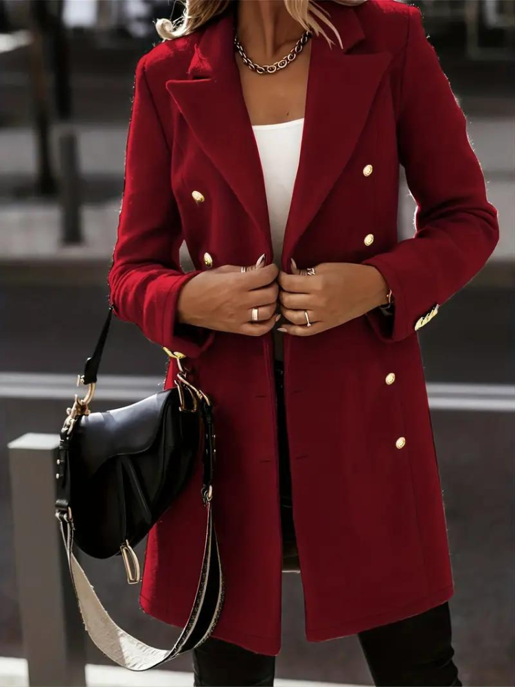 Manteau Long à Coupe Cintrée avec Doublure Intérieure pour Femme | Idéal pour l’Hiver