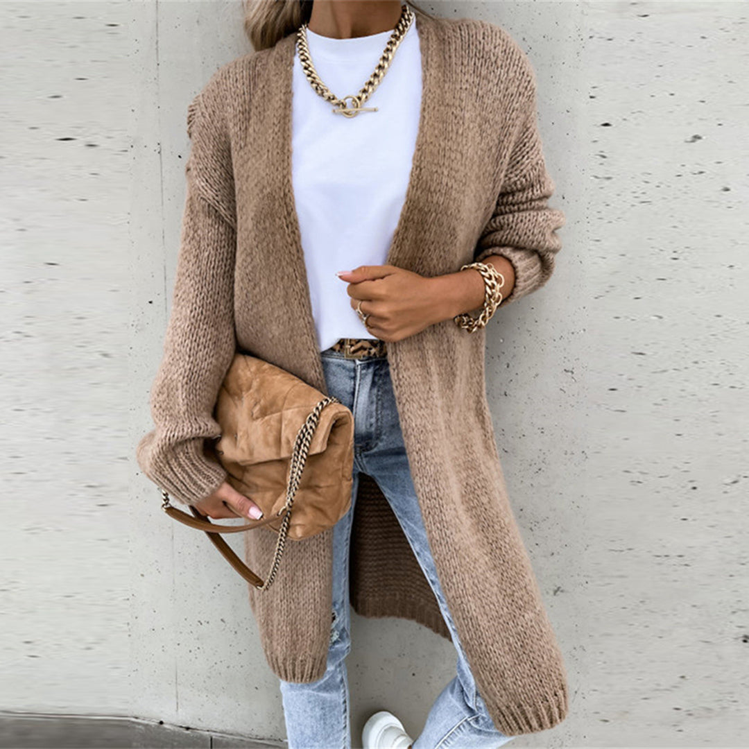 Gilet Long avec Coupe Décontractée pour Femmes | Idéal pour l'Hiver