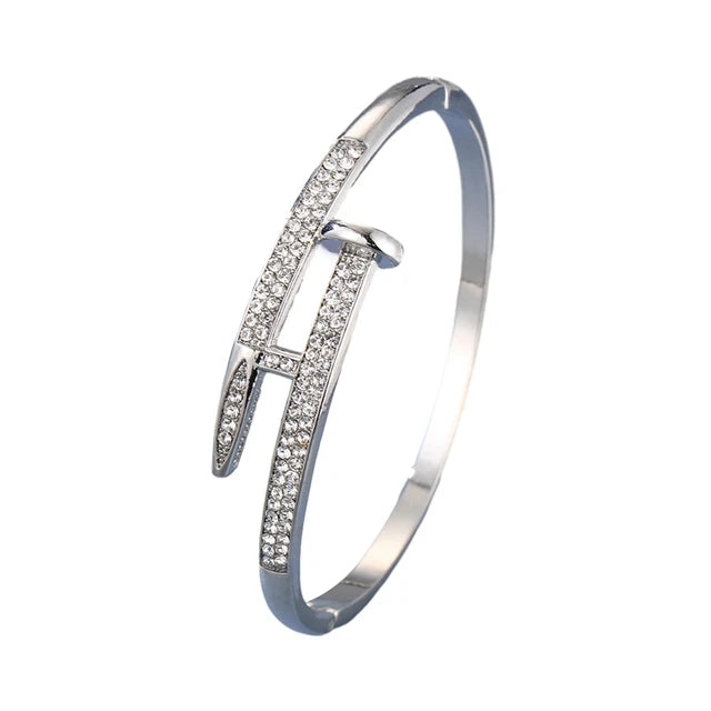 Bracelet Fin avec Décorations En Cristal | Idéal pour Le Quotidien Ou Les Événements