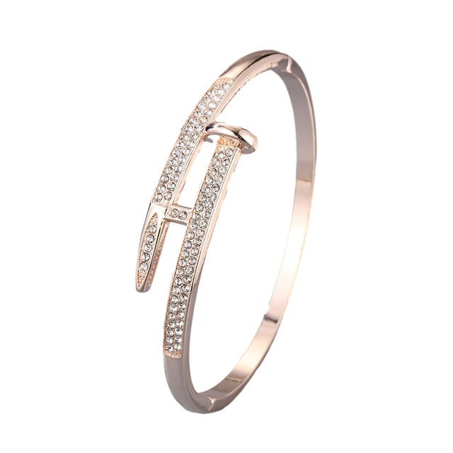 Bracelet Fin avec Décorations En Cristal | Idéal pour Le Quotidien Ou Les Événements