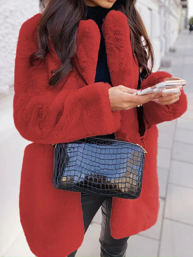Manteau Long Style Teddy pour Femme | Idéal pour L’Hiver