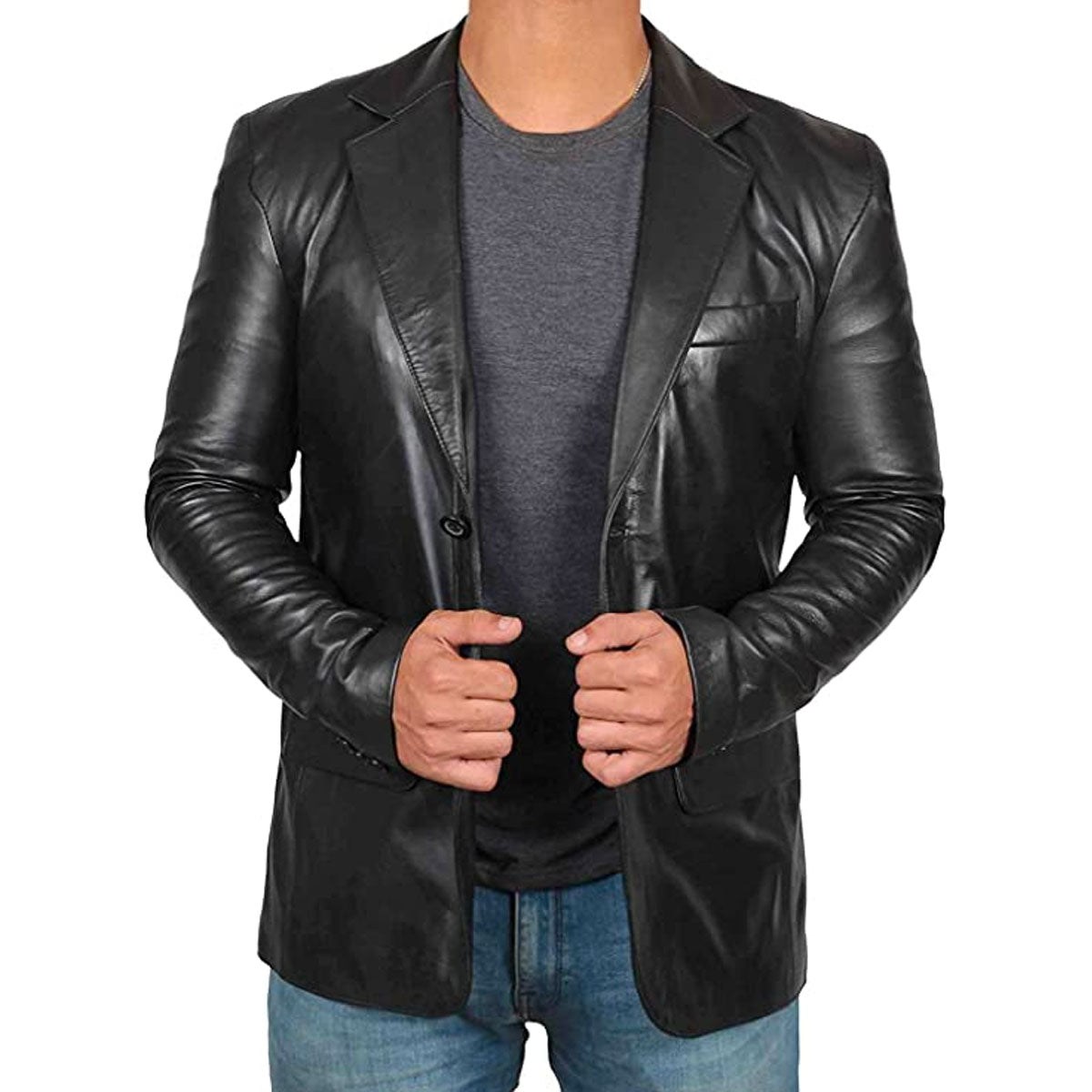 Blazer avec Col à Revers et Fermeture à Deux Boutons pour Homme | Idéal pour les Occasions Formelles et Quotidiennes