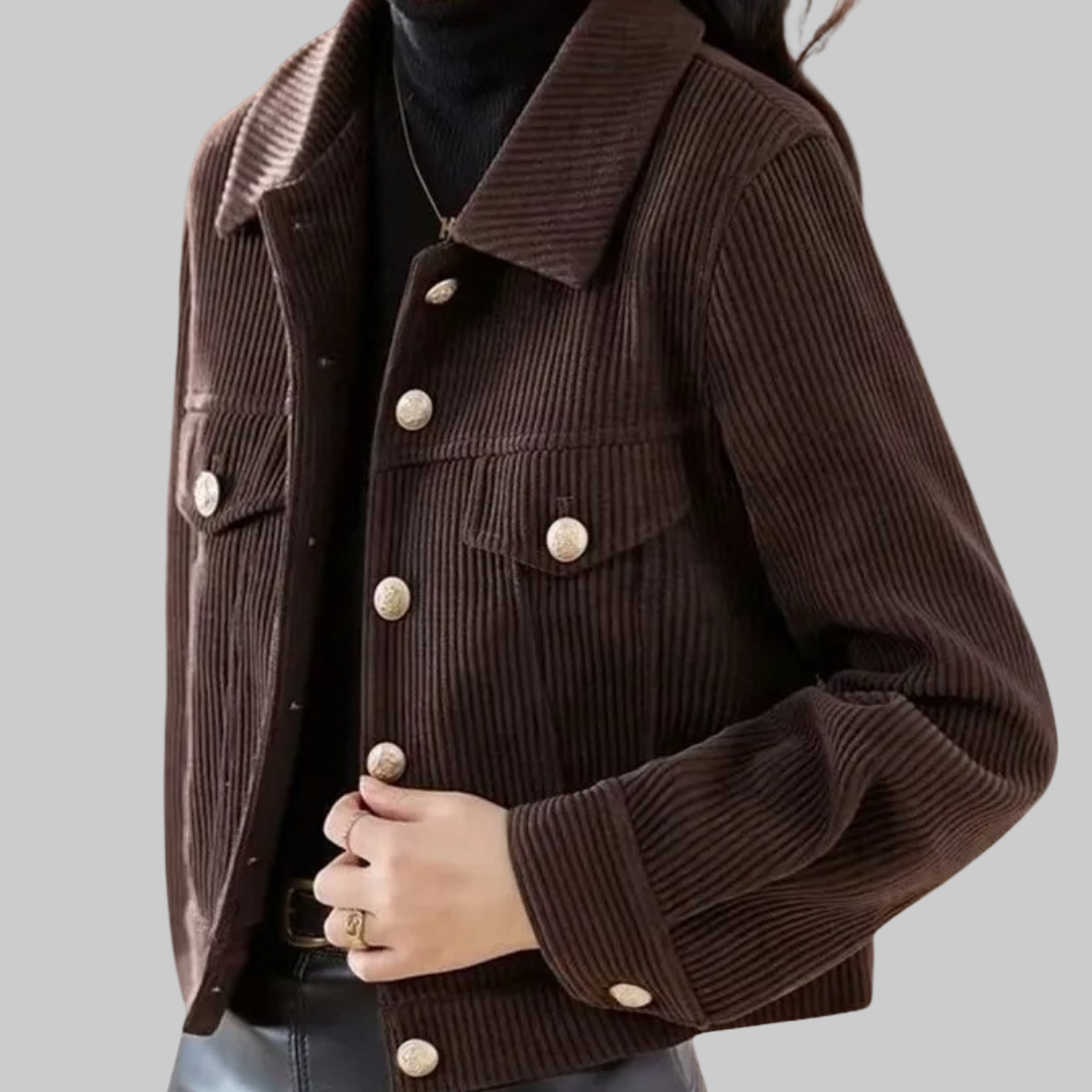 Veste à Coupe Ajustée avec Fermeture Boutonnée pour Femme | Idéale pour la Mi-Saison et le Quotidien