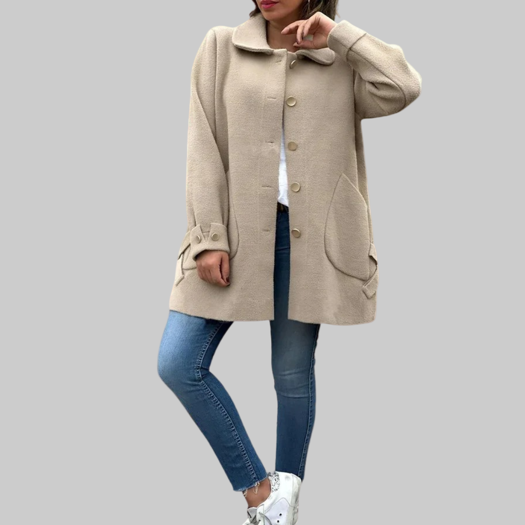 Manteau Long à Coupe Ajustée pour Femme | Idéal pour l’Hiver et les Journées Froides