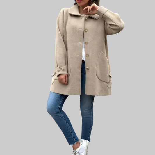 Manteau Long à Coupe Ajustée pour Femme | Idéal pour l’Hiver et les Journées Froides