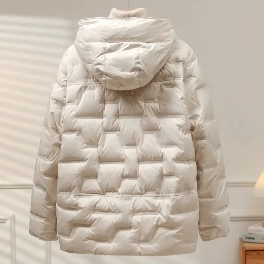 Veste Matelassée avec Col Revers Et Fermeture À Pression pour Femme | Idéale pour Les Journées Fraîches
