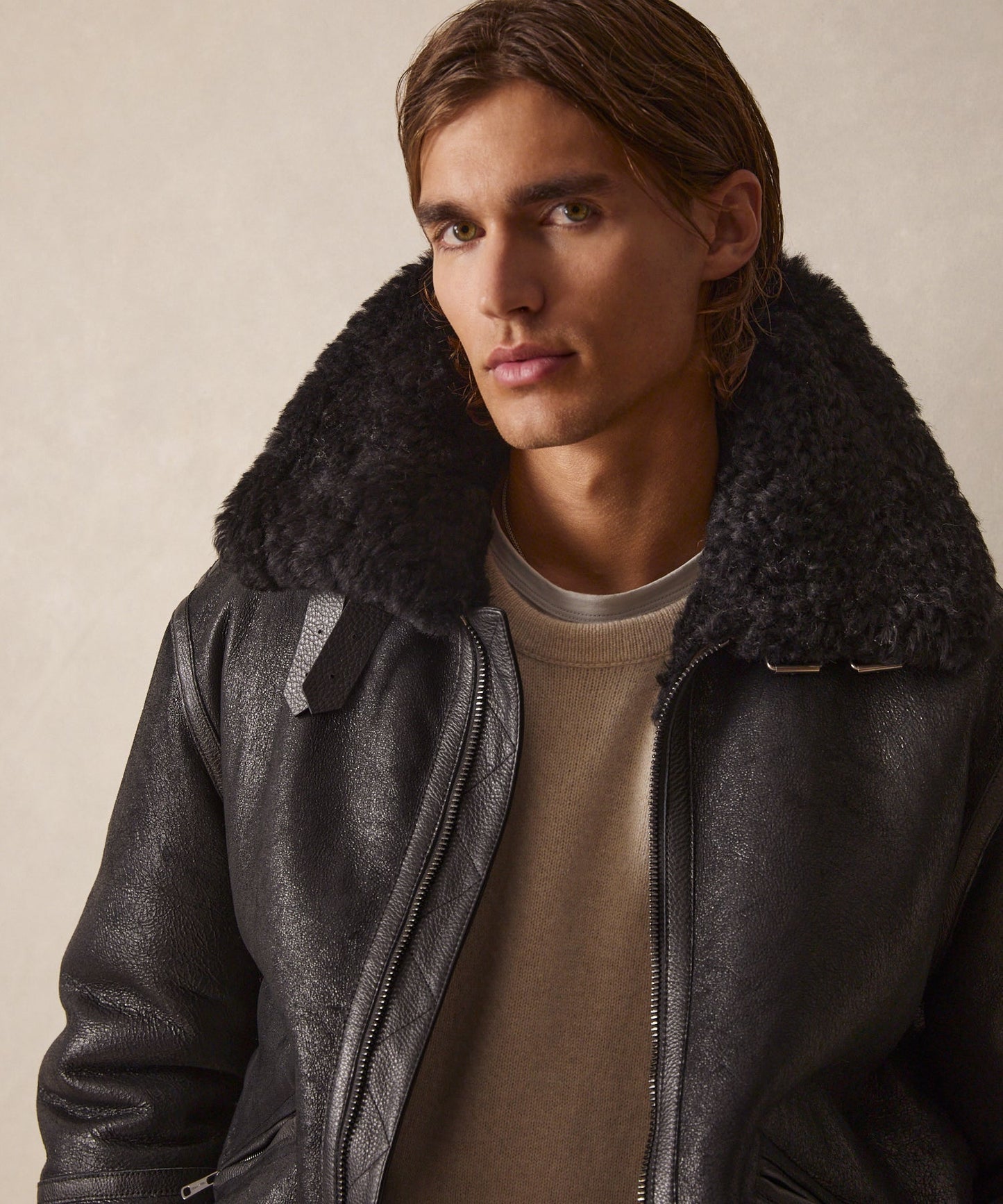 Veste Aviateur Noire pour Hommes | Idéale pour Saison Froide