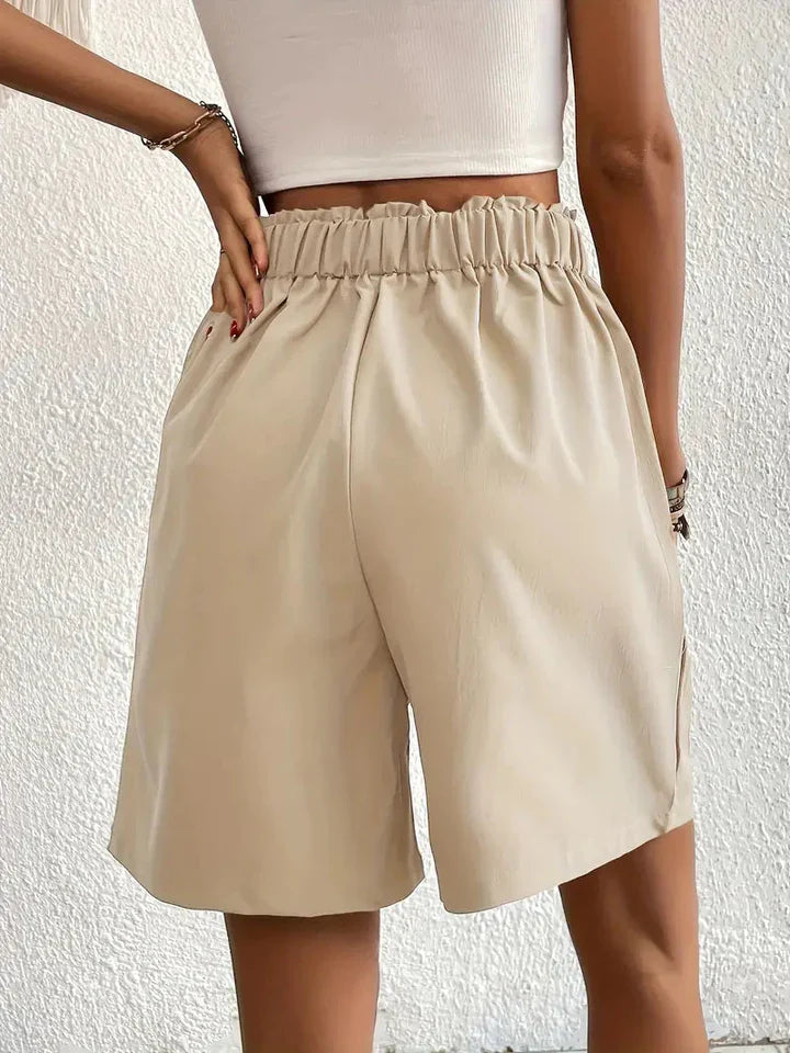Short à Taille Haute avec Coupe Ample pour Femme | Idéal pour l'Été